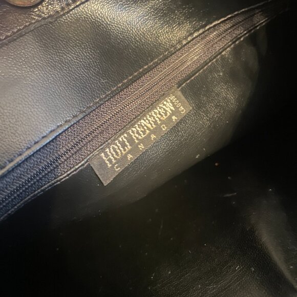 Holt Renfrew Vintage Leather Black Bag - Picture 9 of 9